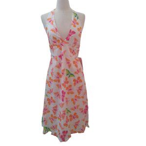 WHITE LABEL Lilly Pulitzer  Carmen Halter Dress, Triple Crown Tossed, 6